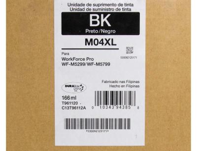 Bolsa De Tinta Epson T961120-AL M04XL Negro 10,000...