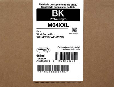 Bolsa De Tinta Epson T962120-AL Negro M04XXL 40,00...