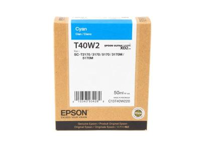 Bolsa De Tinta Epson T40W220 Cian 50 Ml  SureColor...