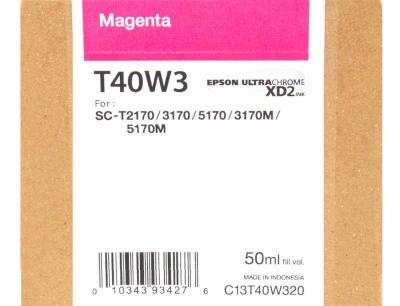 Bolsa De Tinta Epson T40W320 Magenta 50 Ml SureCol...