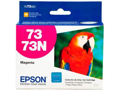 Cartucho De Tinta Epson T073320-AL Magenta 250 Pá...
