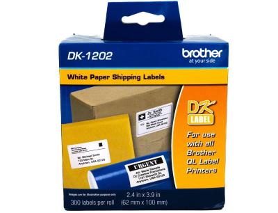 Cinta Brother DK-1202 Blancas 62mm x 100mm...