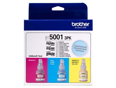 Tinta Brother BT50013PK Pack 3 Colores Original Pa...