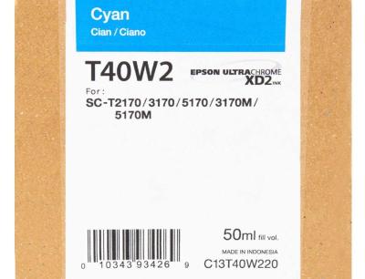 Tinta Epson T40w220 Cian...