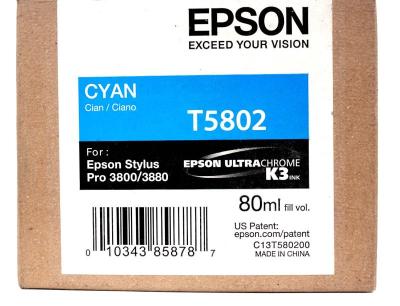 Tinta Epson T580200 Cian 80 Ml Para Stylus Pro 380...