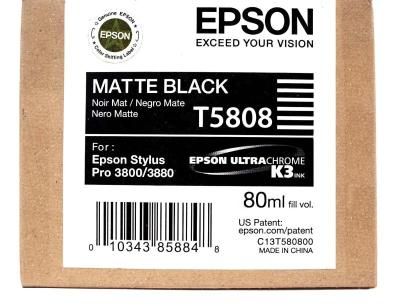 Tinta Epson T580800 Negro Mate 80 Ml Para Stylus P...