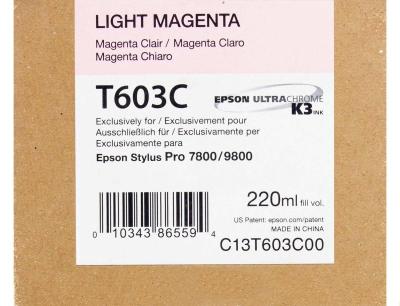 Tinta Epson T603C00 Vivid Light Magenta UltraChrom...