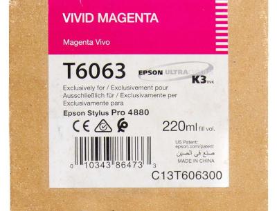 Tinta Epson T606300 Magenta UltraChrome K3 220 ml ...