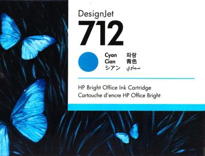 Tinta Hp 3ed67a (712a) 29ml Cyan Para Designjet T2...