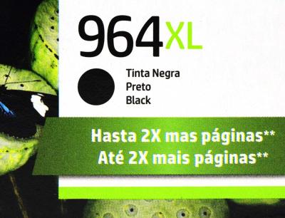 Tinta Hp (964xl) Black 3ja57al Para Officejet 9010...