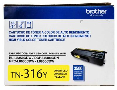 Toner Brother TN316Y Amarillo 3,500 Páginas Para ...