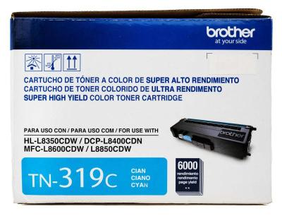 Toner Brother TN319C Cian 6,000 Páginas Para HL-L...