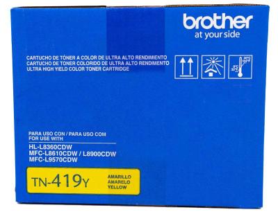 Toner Brother Tn419 Yellow Hl 8360 Mfc-L8610cdw...
