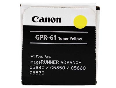 Toner Canon Gpr-61 Yellow Para C5840/ C5850/C5860/...