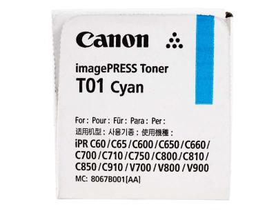 Toner Canon T01 Cyan Ip C60, C65, C600, C650, C700...