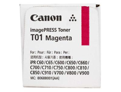 Toner Canon T01 Magenta Ip C60, C65, C600, C650, C...