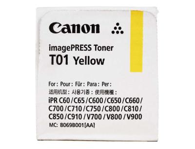 Toner Canon T01 Yellow Ip C60, C65, C600, C650, C7...