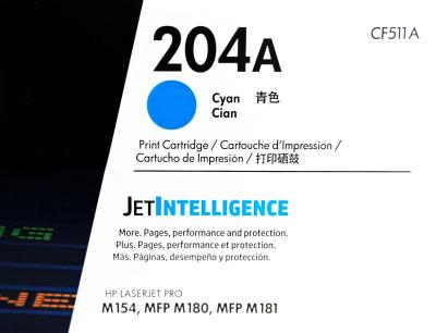 Toner Hp Cf511a (204a) Cyan Para Laserjet Pro M154...