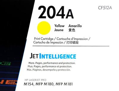 Toner Hp Cf512a (204a) Yellow Para Laserjet Pro M1...