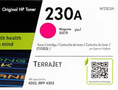 Toner Hp 230a W2303a Magenta Hp Color Laserjet Pro...