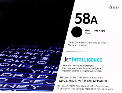 Toner Hp Cf258a (58a) Black (3,000 Pag)...
