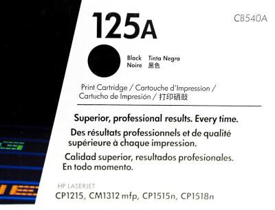 Toner Hp Cb540a (125a) L.J.1215,1515 Black (2,200 ...
