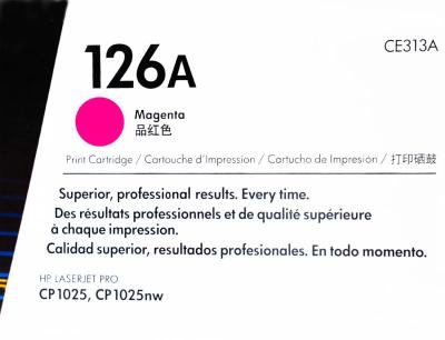 Toner Hp Cf313a (126a) Magenta Laser Jet 1,000 Pag...