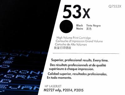 Toner Hp Q7553x (53x) Ljp2015 Black (7,000 Pag)...