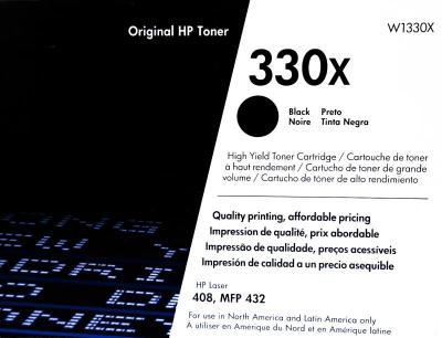 Toner Hp W1330x (330x) L.J. 408dn Black 15,000 Pgs...
