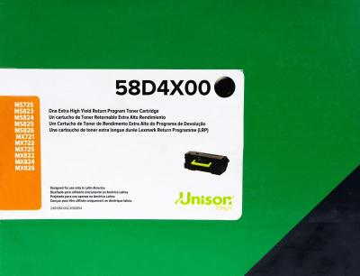 Toner Lexmark 58d4x00 Ms823 / Ms826 / Mx722 / Mx82...