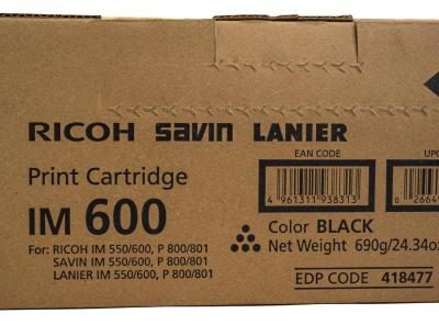 Toner Ricoh 418477 Black Para Im600...