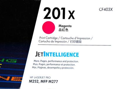 Tóner HP 201X Magenta CF403X 2,300 Páginas Para ...